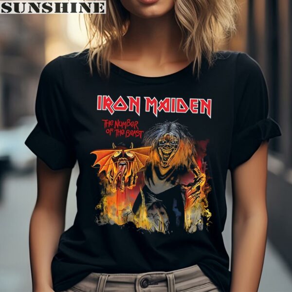 Iron Maiden Number Of The Beast T Shirt 2 women shirt