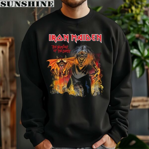 Iron Maiden Number Of The Beast T Shirt 3 sweatshirt
