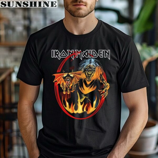 Iron Maiden Number of The Beast Devil Tail Shirt 1 men shirt
