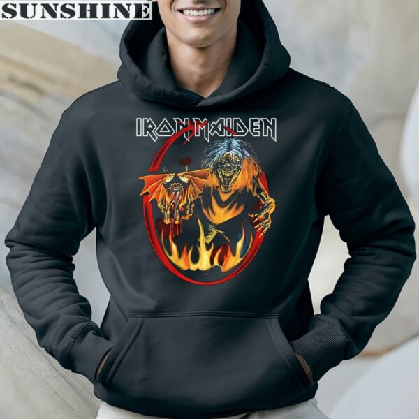 Iron Maiden Number of The Beast Devil Tail Shirt 4 hoodie