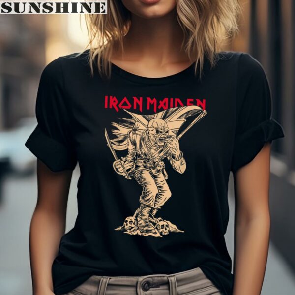 Iron Maiden Piece of Mind Shirt Iron Maiden Tee Shirts Vintage 2 women shirt