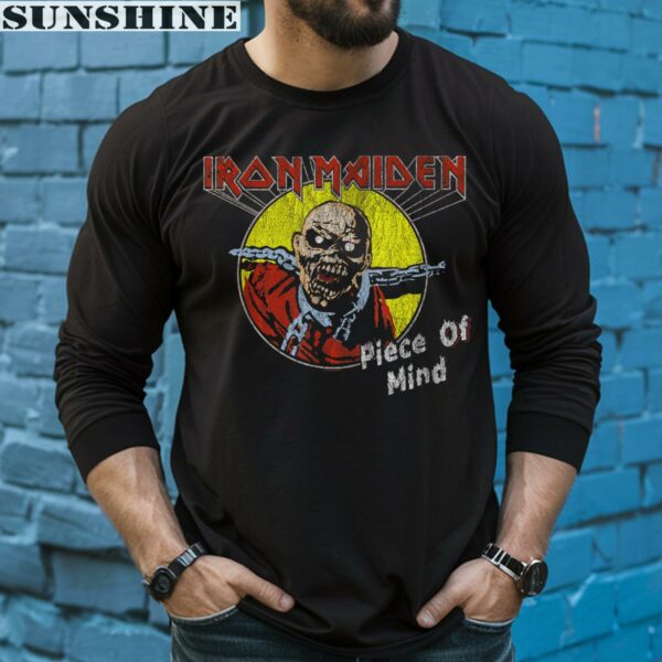 Iron Maiden Piece of Mind Shirt Iron Maiden Vintage Shirt 5 long sleeve shirt