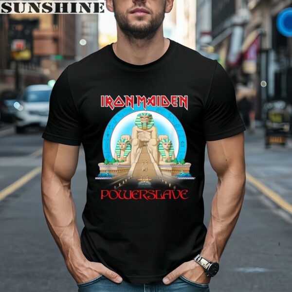 Iron Maiden Powerslave Egypt Heather Shirt 1 men shirt