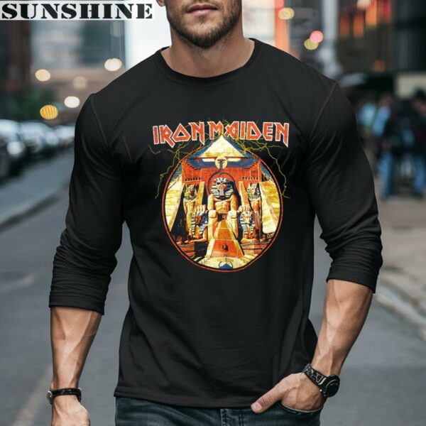 Iron Maiden Powerslave Lightning Shirt 5 long sleeve shirt