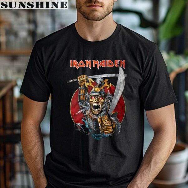 Iron Maiden Senjutsu Armor Shirt Vintage Iron Maiden T Shirt 1 men shirt