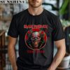 Iron Maiden Senjutsu Shirt Eddie Face Circle Shirt 1 men shirt