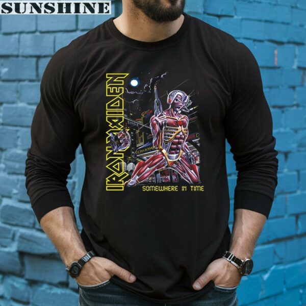 Iron Maiden Shirt Somewhere In Time 5 long sleeve shirt
