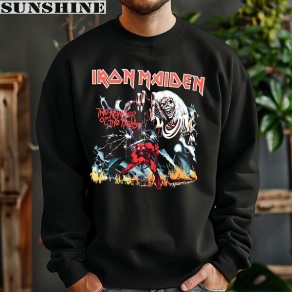 Iron Maiden The Number Of The Beast Lyrics Shirt 3 sweatshirt