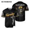 Iron Maiden With Brewers Baseball Jersey Iron Maiden Tour Merch Printed Thumb