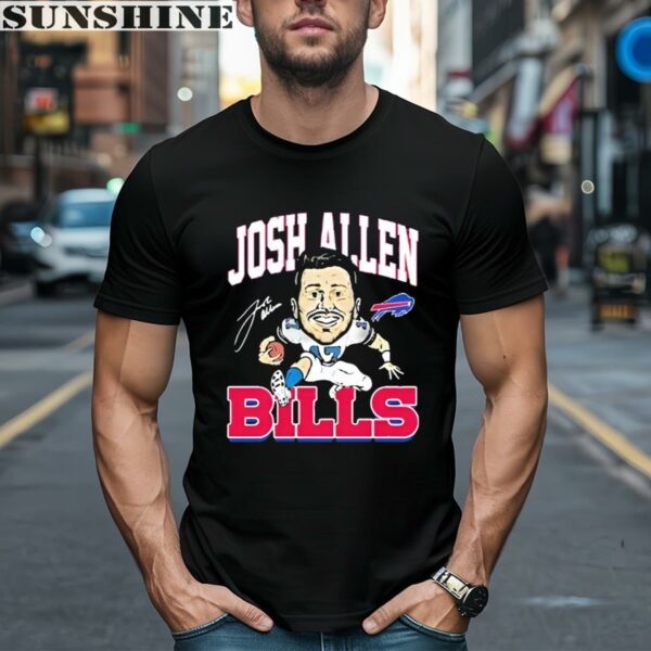 Josh Allen 17 Buffalo Bills Signature Shirt 1 men shirt