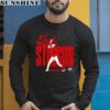 Josh Stinson Player Georgia Ncaa Baseball Collage Poster Shirt 5 long sleeve shirt