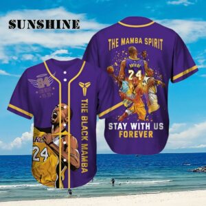 Kobe Bryant Mamba Spirit Stays With Us Forever Personalized Baseball Jersey Aloha Shirt Aloha Shirt