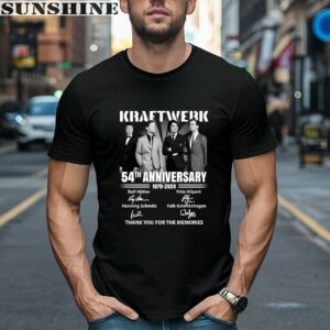 Kraftwerk 54th Anniversary 1970 2024 Thank You For The Memories Shirt 1 men shirt