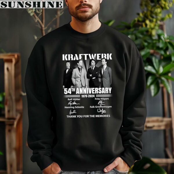 Kraftwerk 54th Anniversary 1970 2024 Thank You For The Memories Shirt 3 sweatshirt