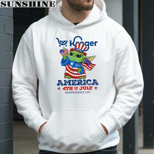 Kroger Baby Yoda America 4th of July Independence Day 2024 shirt 4 hoodie