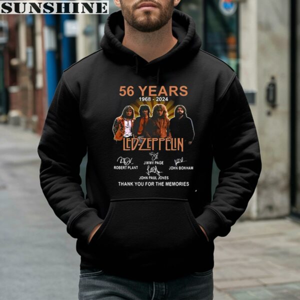 Led Zeppelin 56th Anniversary 1968 2024 Thank You For The Memories Shirt 4 hoodie