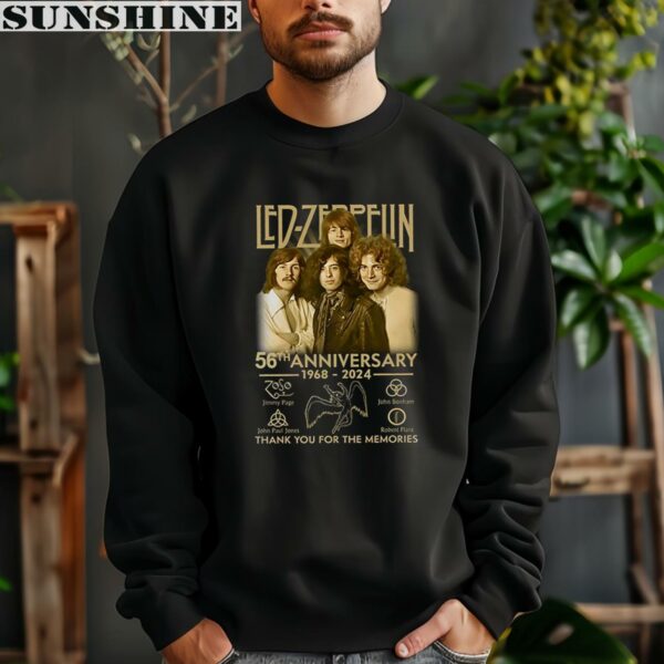 Led Zeppelin 56th Anniversary 1968 2024Thank You For The Memories T Shirt 3 sweatshirt