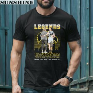 Legends Hawkeyes Coach Bluder And Caitlin Clark Thank You For The Memories Shirt 1 men shirt