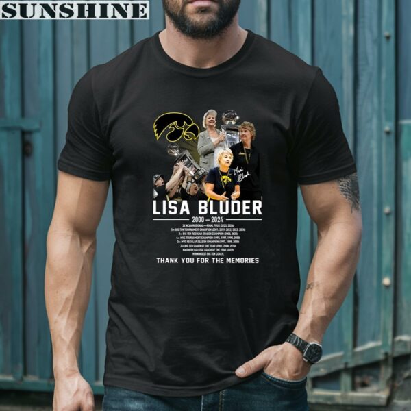 Lisa Bluder 2000 2024 Thank You For The Memories Shirt 1 men shirt