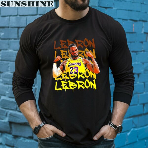 Los Angeles Lakers LeBron James 23 Strong Shirt 5 long sleeve shirt