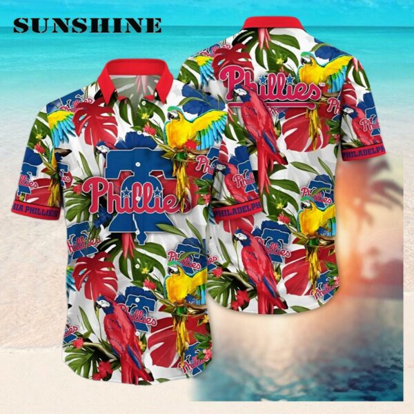 MLB Philadelphia Phillies Flower Tropical Summer Hawaiian Shirt Hawaaian Shirt Hawaaian Shirt