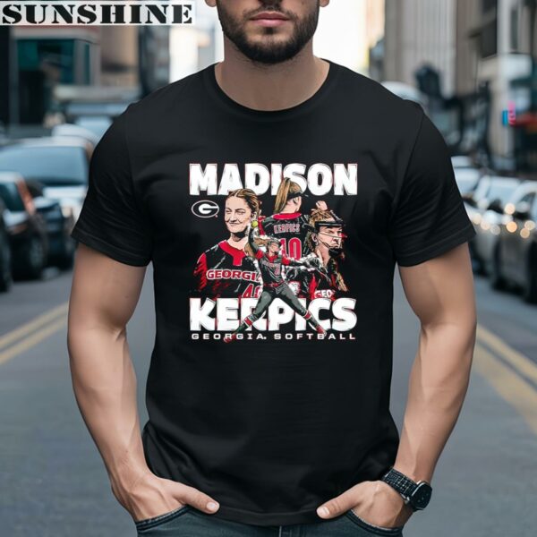 Madison Kerpics Player Georgia NCAA Softball Collage Poster shirt 2 men shirt