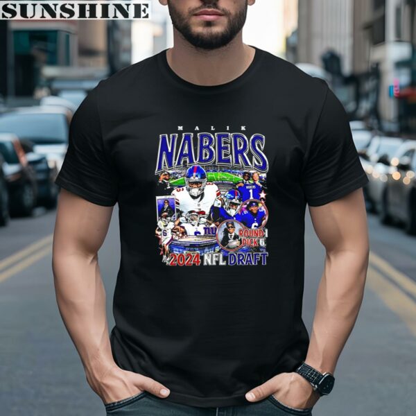 Malik Nabers New York Giants 2024 NFL Draft Shirt 2 men shirt