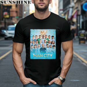 Man City Premier League Champions 2023 2024 T Shirt 1 men shirt