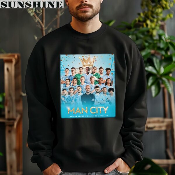 Man City Premier League Champions 2023 2024 T Shirt 3 sweatshirt