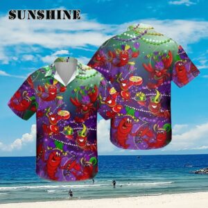 Mardi Gras Crawfish Crew Hawaiian Shirt Aloha Beach Shirt Aloha Shirt Aloha Shirt
