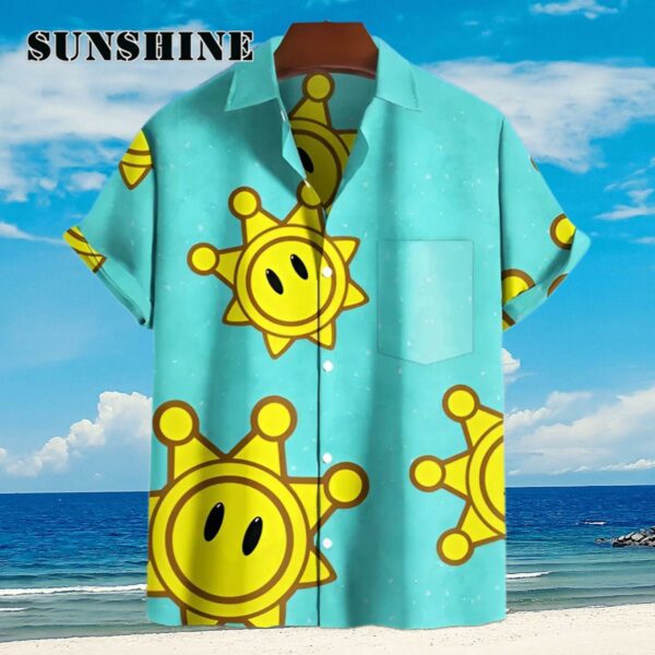 Mario Sunshine Hawaiian Shirt Gamer Gifts Aloha Shirt Aloha Shirt