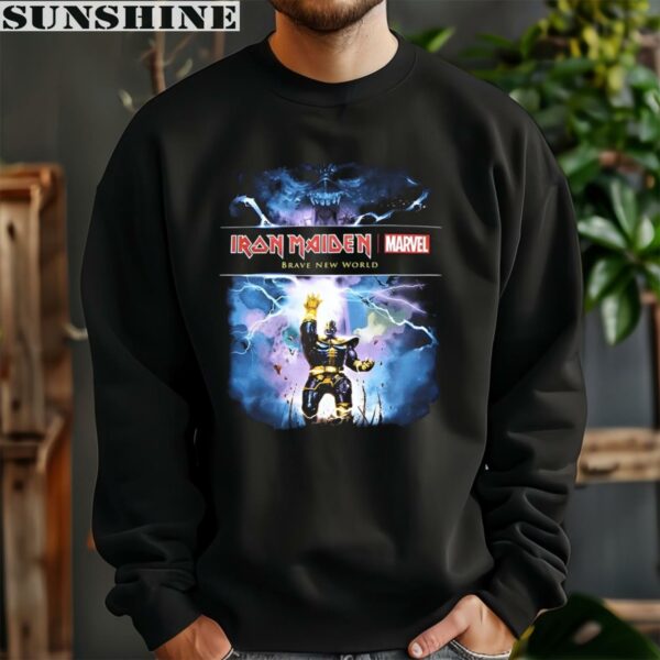 Marvel Iron Maiden Thanos Brave New World Shirt 3 sweatshirt