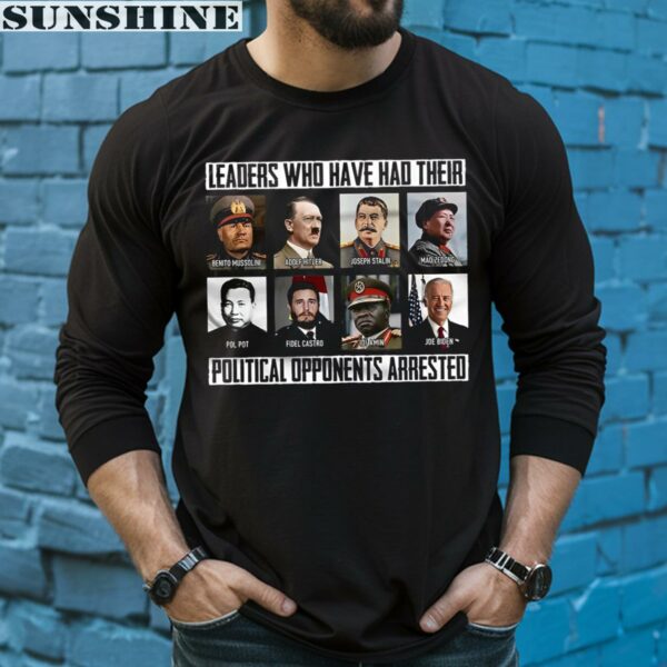 Mens Political T Shirt Funny Anti Joe Biden Shirt Political Leaders Joke Shirt 5 long sleeve shirt