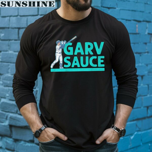 Mitch Garver Garv Sauce Seattle Mariners Baseball Shirt 5 long sleeve
