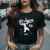 Mookie Betts Los Angeles Dodgers Player Swing Signature Shirt 2 women shirt