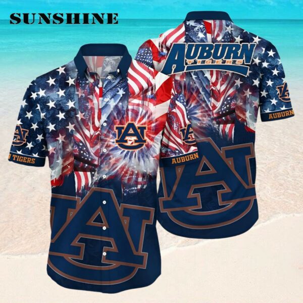 NCAA Auburn Tigers 4th Of July Happy Independence Day Hawaii Shirt Hawaaian Shirt Hawaaian Shirt