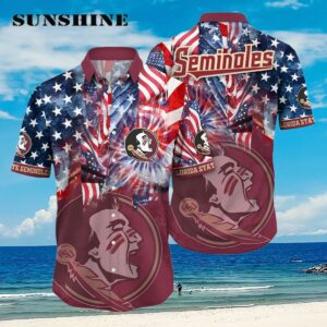NCAA Florida State Seminoles 4th Of July Happy Independence Day Hawaii Shirt Aloha Shirt Aloha Shirt
