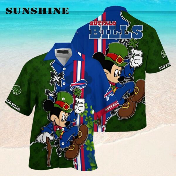 NFL Buffalo Bills Hawaiian Shirt Mickey Mouse Saint Patricks Day Hawaii Shirt Hawaaian Shirt Hawaaian Shirt