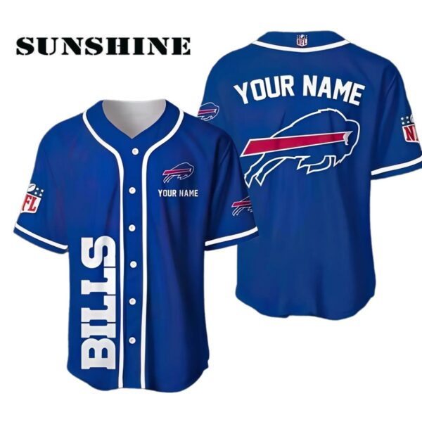 NFL Buffalo Bills Personalized Baseball Jersey Shirt Printed Thumb