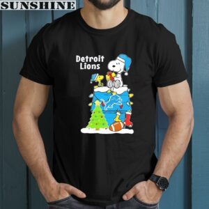 NFL Detroit Lions Shirt Peanuts Snoopy Woodstock 1 men shirt
