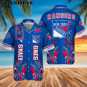 NHL New York Rangers Hawaiian Shirt Aloha Shirt Printed Aloha