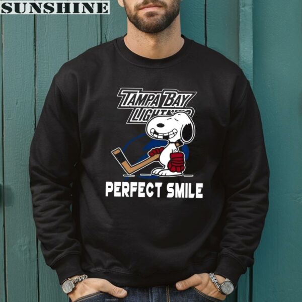 NHL Tampa Bay Lightning Snoopy Perfect Smile The Peanuts Movie Hockey Shirt 3 sweatshirt