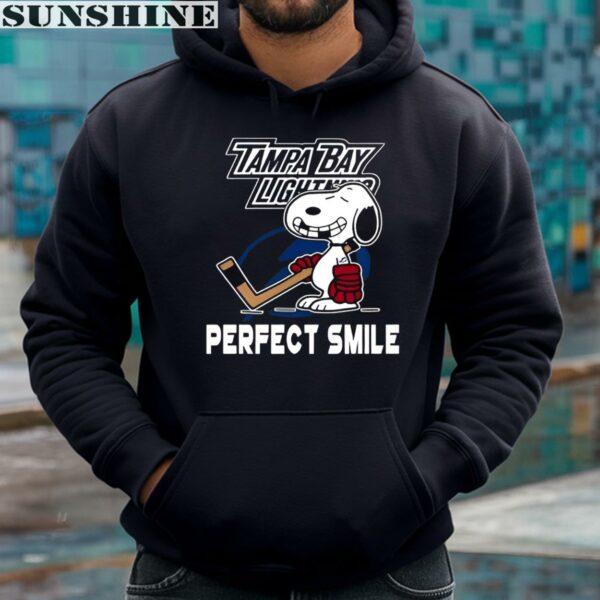 NHL Tampa Bay Lightning Snoopy Perfect Smile The Peanuts Movie Hockey Shirt 4 hoodie