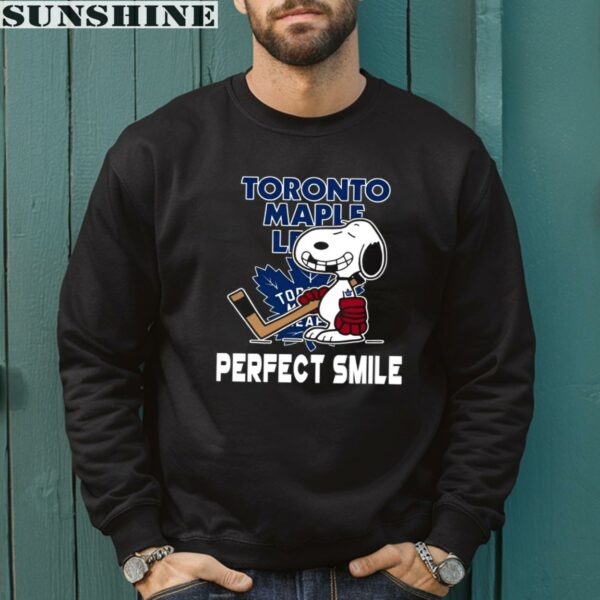 NHL Toronto Maple Leafs Snoopy Perfect Smile The Peanuts Movie Hockey Shirt 3 sweatshirt