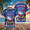 NY Rangers Hawaiian Shirt Palm Tree Pattern New York Rangers Gift Printed Aloha