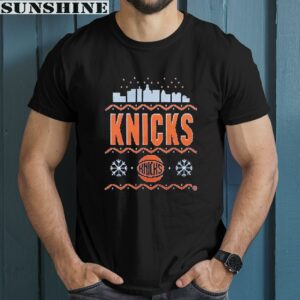 New York Knicks Holiday Ugly Christmas Shirt 1 men shirt