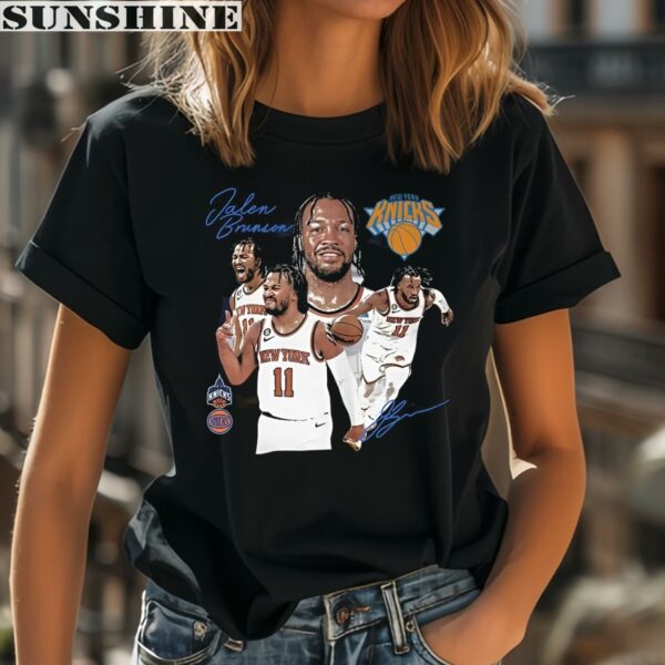 New York Knicks Jalen Brunson Signature Shirt 2 women shirt