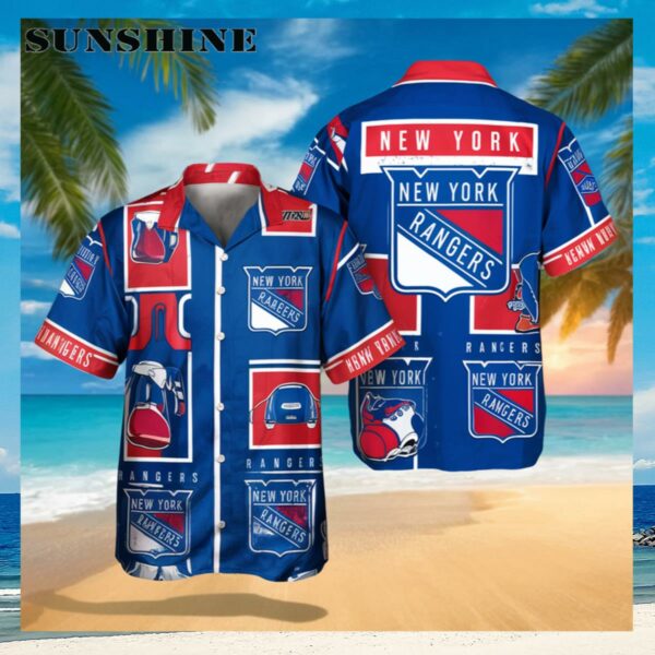 New York Rangers Hawaiian Shirt For Fans Aloha Shirt Aloha Shirt