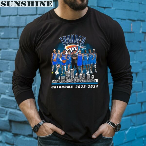 OKC Thunder 2023 2024 Signature Shirt 5 long sleeve shirt