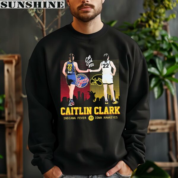 Official 22 Caitlin Clark Indiana Goat Fever And Iowa Hawkeyes Shirt 3 sweatshirt